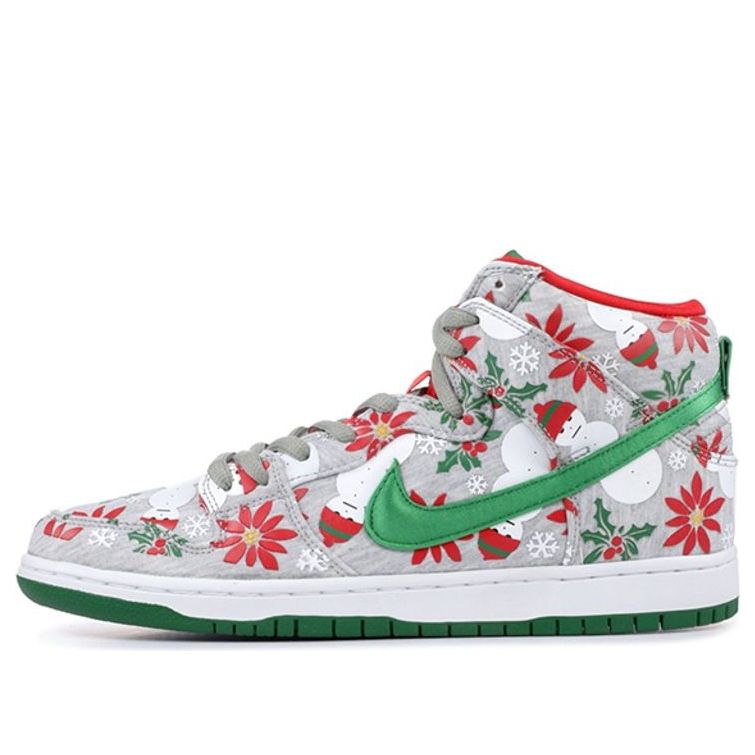 Nike Concepts x Dunk High Premium SB 'Ugly Christmas Sweater'  635525-036 Classic Sneakers