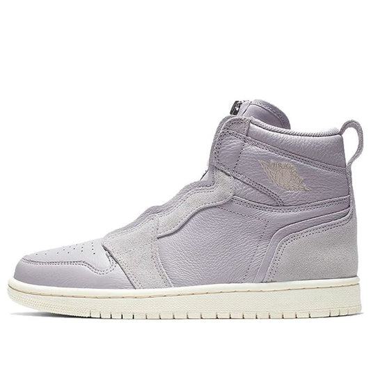 (WMNS) Air Jordan 1 High Zip 'Gray Light Ivory Light Purple'  AQ3742-002 Epochal Sneaker
